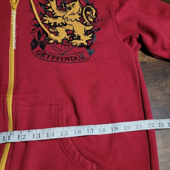 Universal Studio Harry Potter Gryffindor Zip Front Hoodie L The Wizarding World - Picture 9 of 14